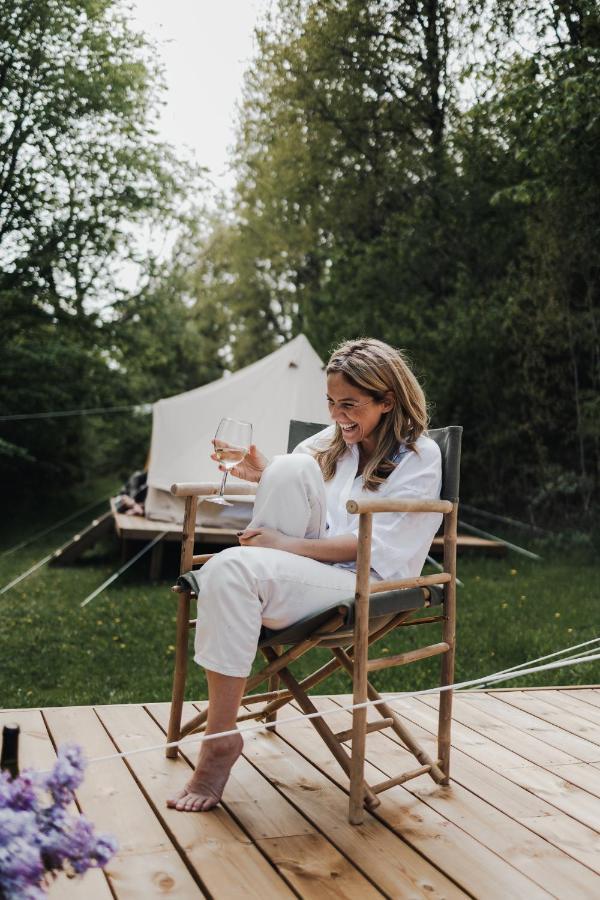 Falkeroed - Lyxig Glamping I Naturreservat Ink Frukost 그레베스타드 외부 사진