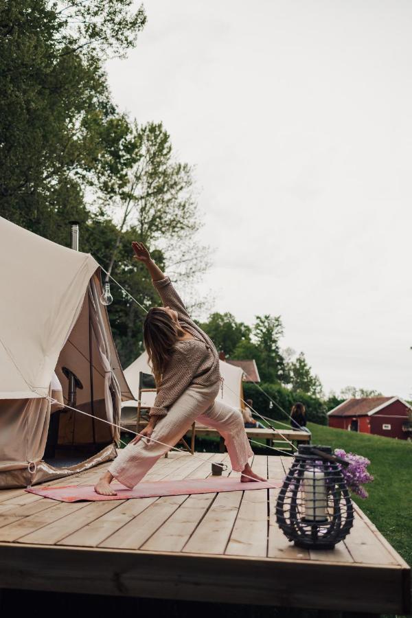 Falkeroed - Lyxig Glamping I Naturreservat Ink Frukost 그레베스타드 외부 사진