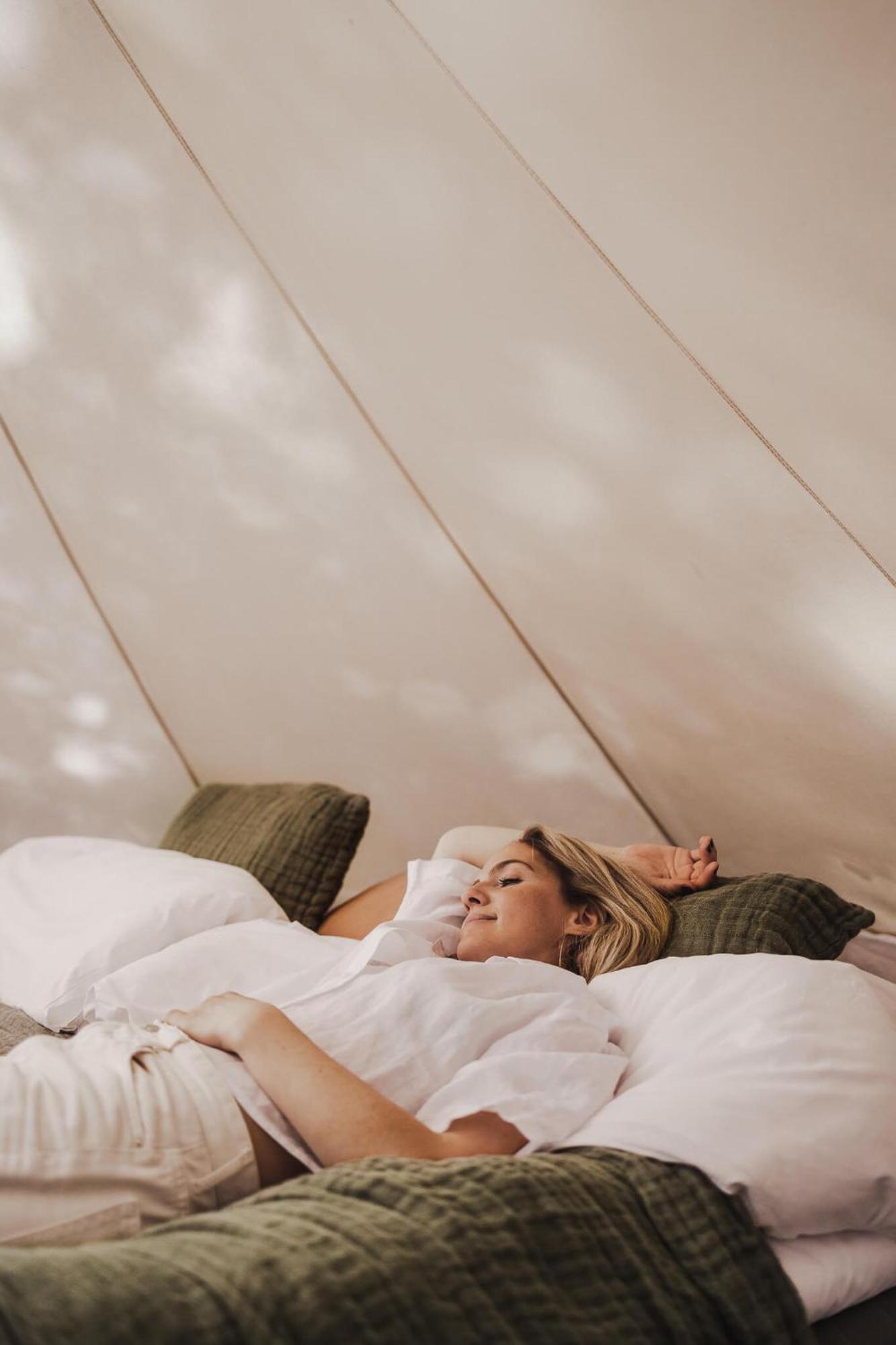 Falkeroed - Lyxig Glamping I Naturreservat Ink Frukost 그레베스타드 외부 사진