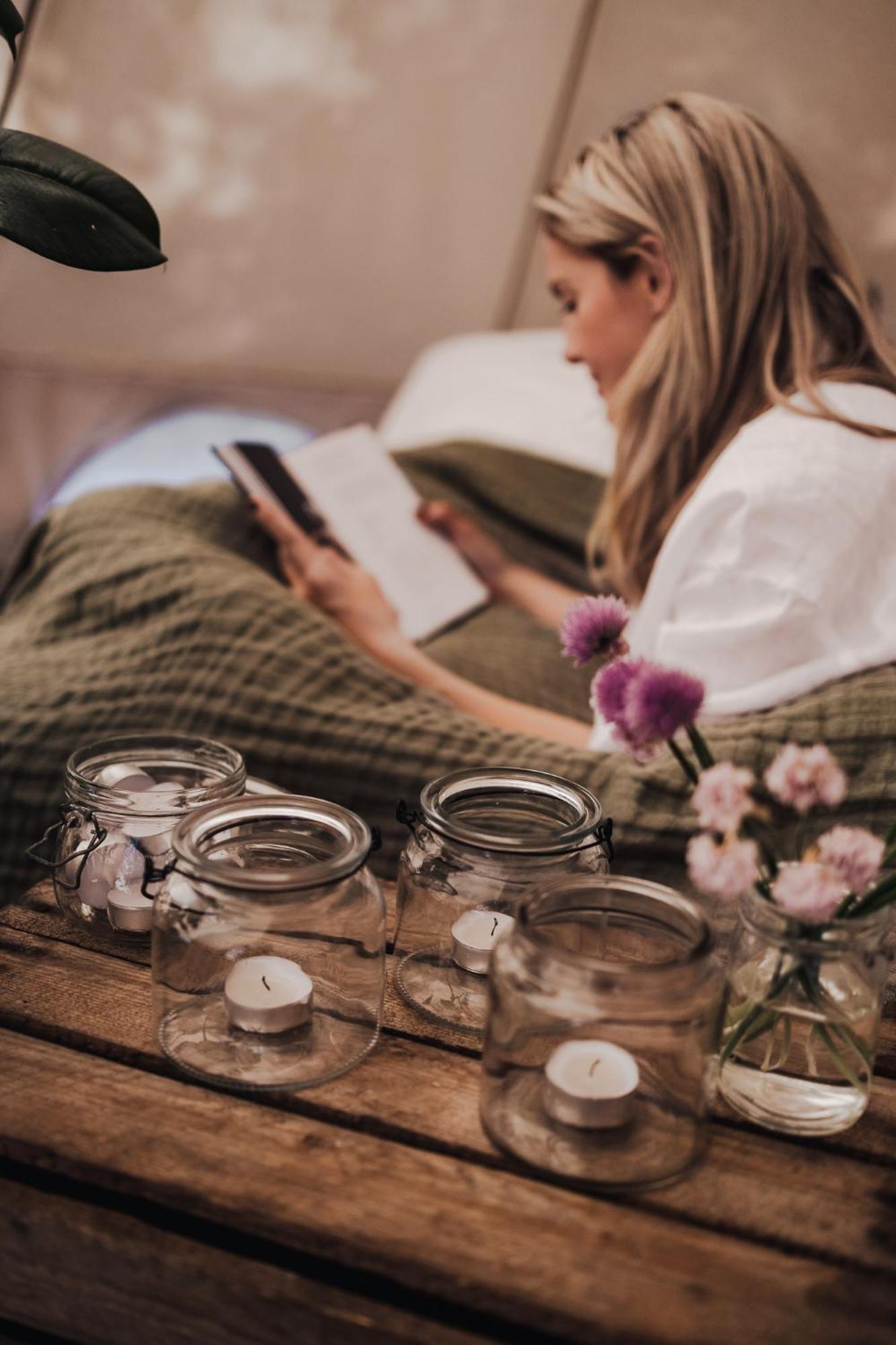 Falkeroed - Lyxig Glamping I Naturreservat Ink Frukost 그레베스타드 외부 사진