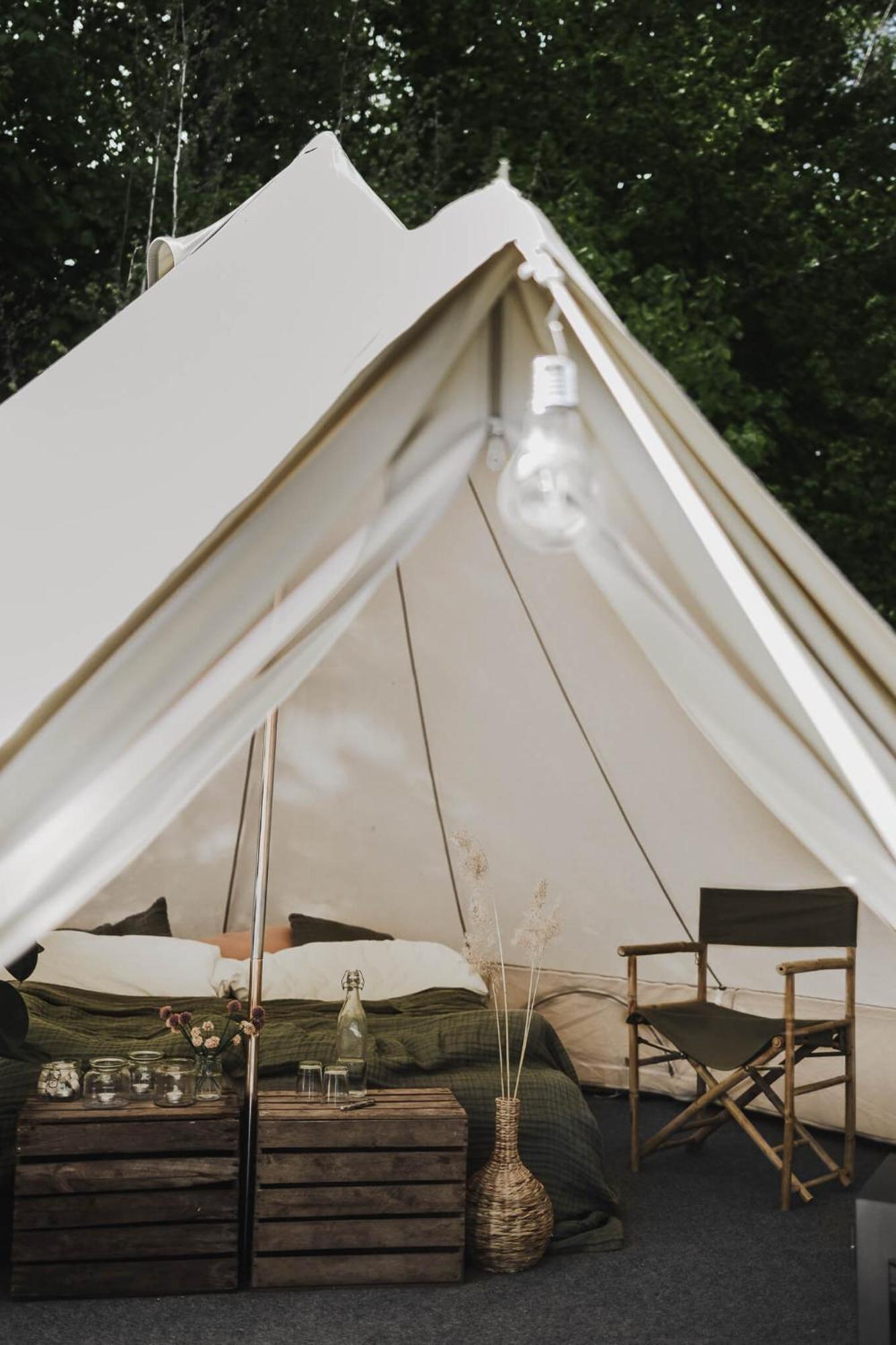 Falkeroed - Lyxig Glamping I Naturreservat Ink Frukost 그레베스타드 외부 사진