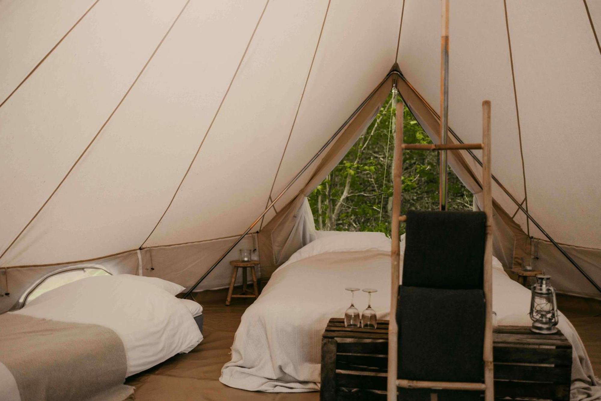 Falkeroed - Lyxig Glamping I Naturreservat Ink Frukost 그레베스타드 외부 사진